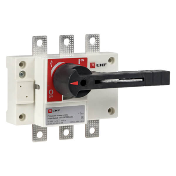 Рубильник-выключатель 250A 3P для прямой установки PowerSwitch EKF PROxima